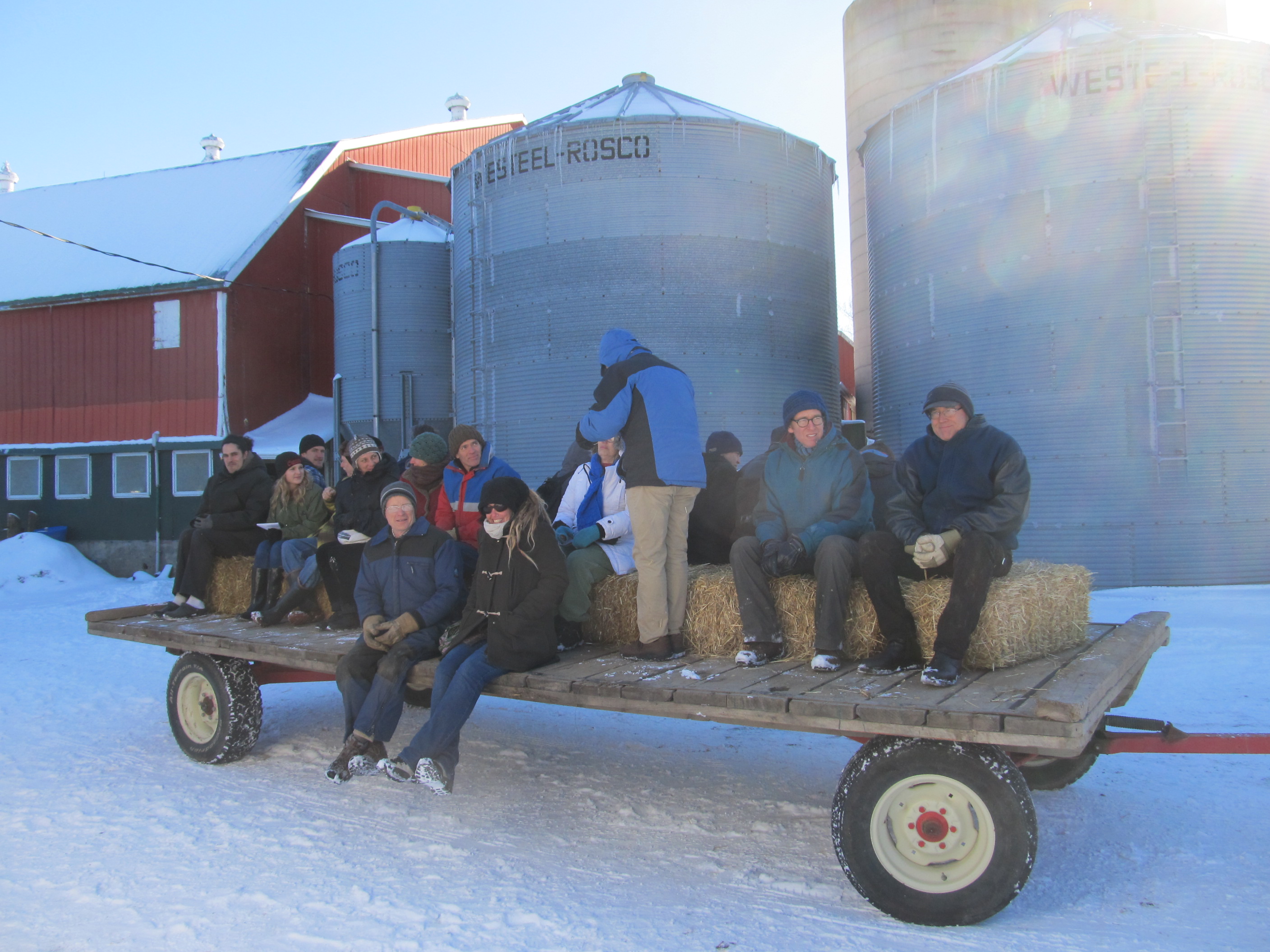 IMG_5631 Ready for the hay ride back to the Hall