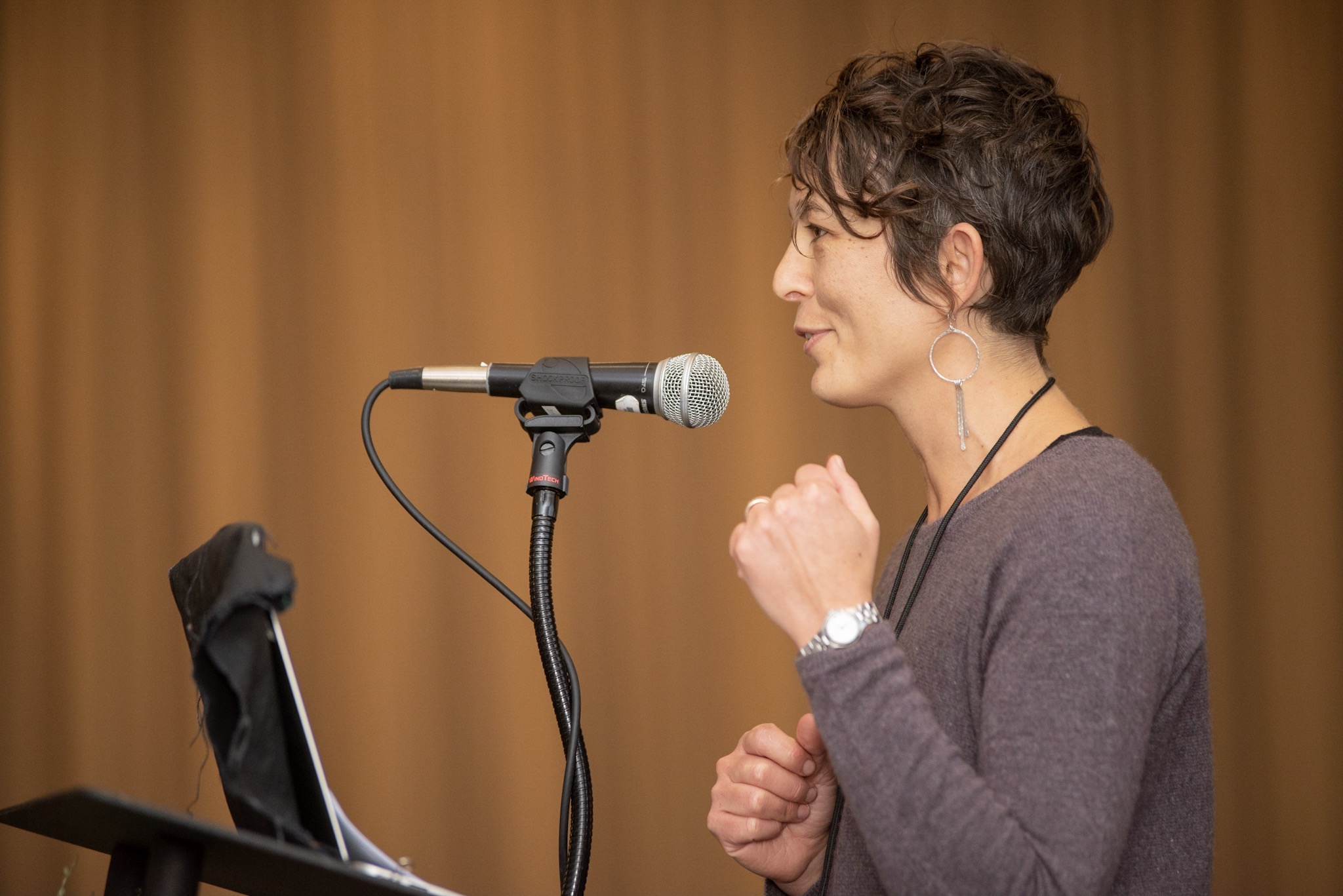 Thea Maria Carlson speaking at the 2018 Biodynamic Conference