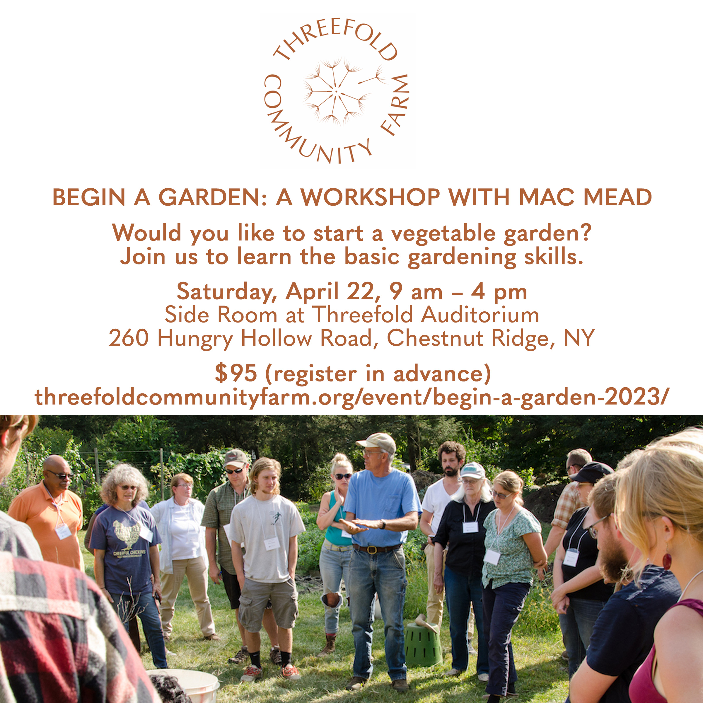 Begin a Garden with Mac Mead Workshop
