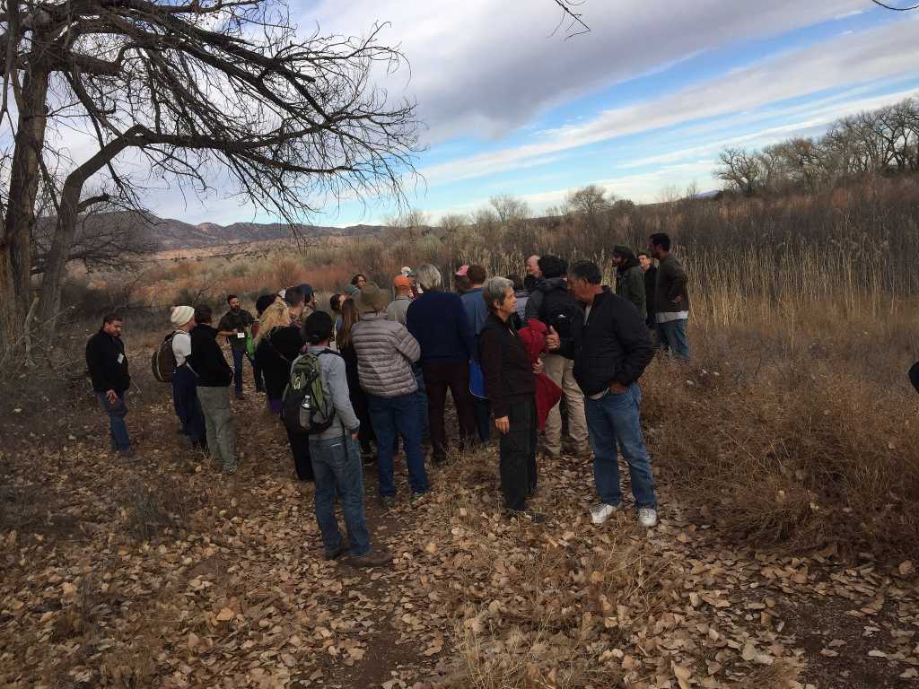 Learning about the riparian areas on Abiquiu Valley Farm