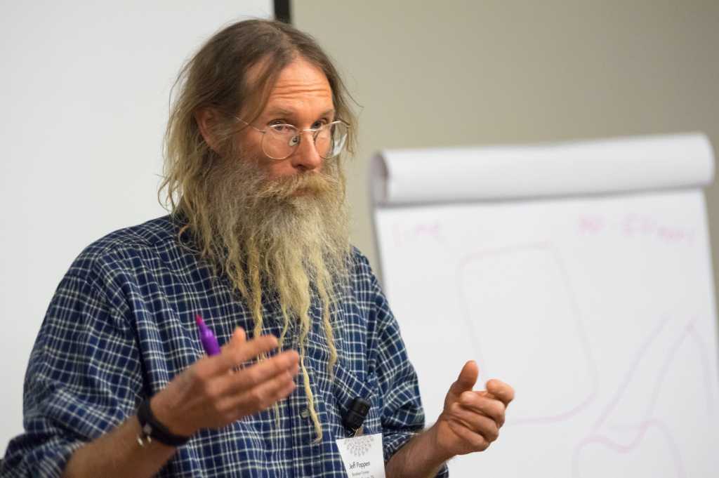 Jeff Poppen teaching &quot;Growing Biodynamic Vegetables&quot;