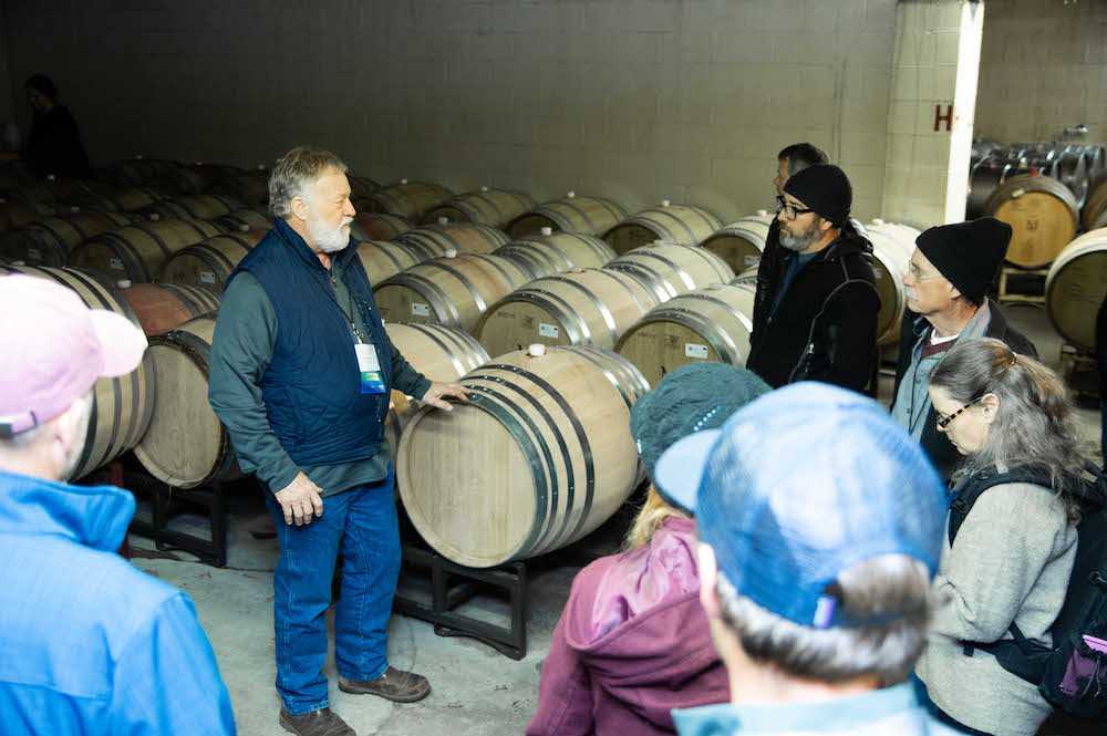 Rudy Marchesi at pre-conference Biodynamic Winemaking Intensive at Montinore Estates