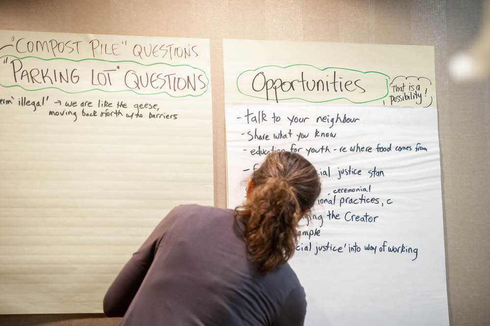 Capturing reflections during &quot;Biodynamics and Latinos: Healing Pathways from Farm Workers to Farm Owners&quot;